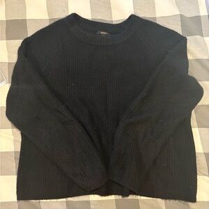 Quince Black Knit Sweater